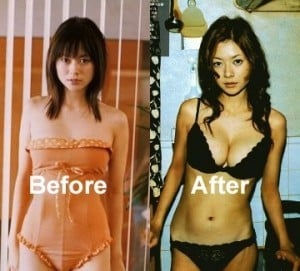 真木よう子みたいに豊胸