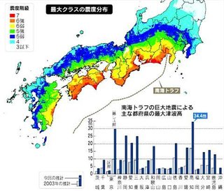 ◆南海トラフ地震、最悪なら死者32万人　