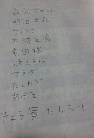 みんな字見せて
