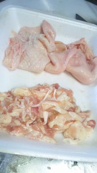 鶏肉の下処理？