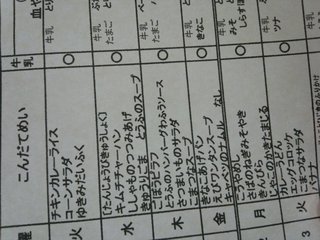 給食でﾊﾟﾝと麺類…主食が二つが定着