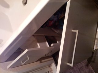 洗面台の収納　こういうタイプ（写）