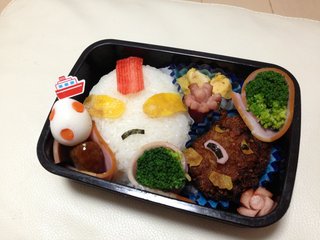 お弁当見せてください