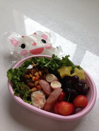 お弁当見せてください