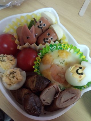 お弁当見せてください