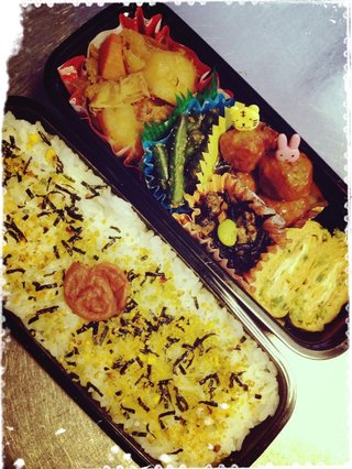 お弁当見せてください