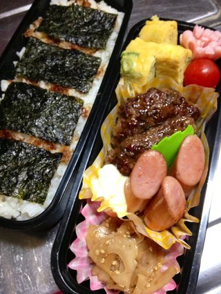 お弁当見せてください