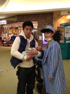 バイトしてたら仲里依紗と中尾明慶きた！