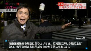 特定秘密法案に反対する人は反日ってこと？