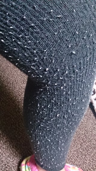 毛玉すご！こんなにつくもん？写真あり