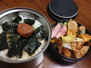 大食い旦那お持ちのお弁当作ってる奥さん