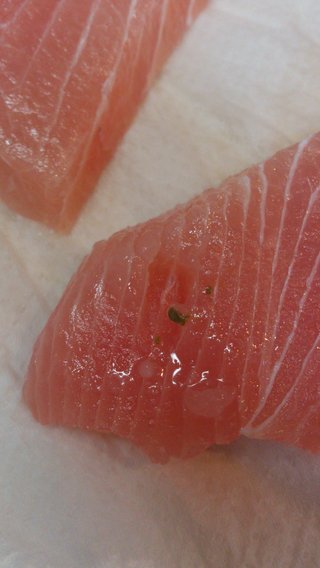 切り身魚に寄生虫？