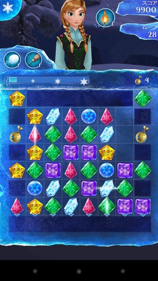 アナと雪の女王のアプリゲーム☆