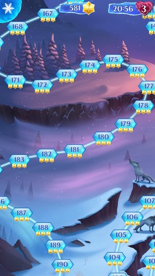 アナと雪の女王のアプリゲーム☆