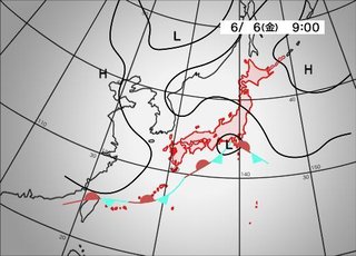 天気図詳しい方、この場合