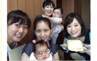 矢部と青木アナの子、稜くん初お披露目