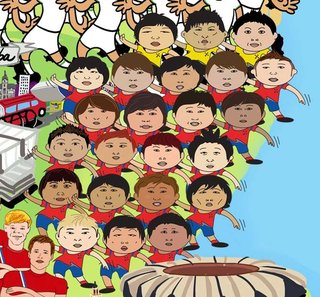 スペインの新聞が描いたW杯出場国の選手イラスト