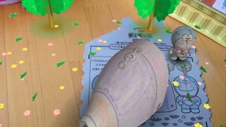 グリコポッキーのドラエモン3D塗り絵