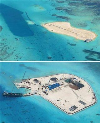 中国がフィリピンを完全無視し南沙で埋め立てを拡大。半年で宿泊施設、桟橋、護岸を設置