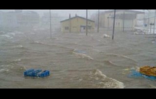 【画像有】“爆弾低気圧”根室市では高潮で避難勧告