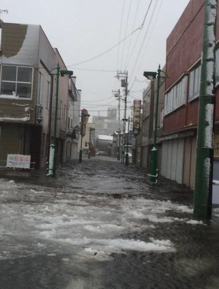 【画像有】“爆弾低気圧”根室市では高潮で避難勧告