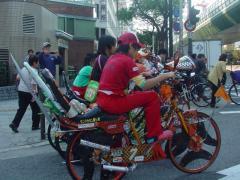 「暴走族の練習」自転車で通行妨害容疑　中学生書類送検