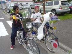 「暴走族の練習」自転車で通行妨害容疑　中学生書類送検