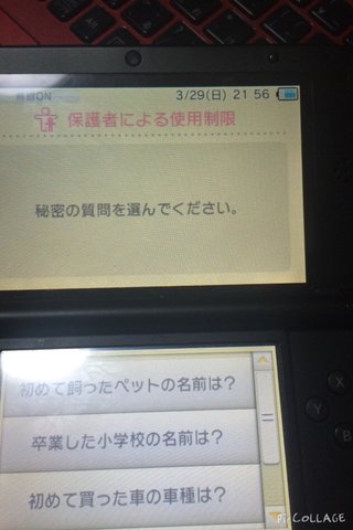 ニンテンドー3DSのパスワードの見方