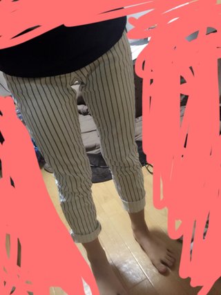 ゆるめのパンツってこういうもの？