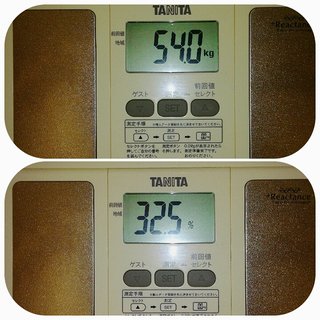 3/23start  157㎝57.0kg34.8%→目標47kg20%  