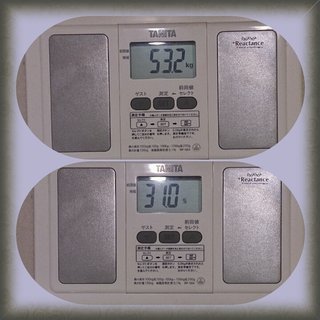 3/23start  157㎝57.0kg34.8%→目標47kg20%  