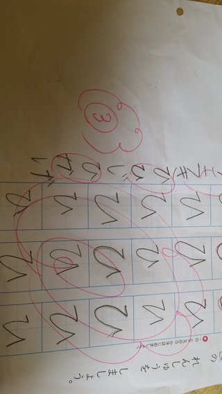 一年生の字は？