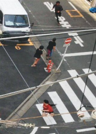 【画像あり】中国人、韓国人を切りつける 東京品川区