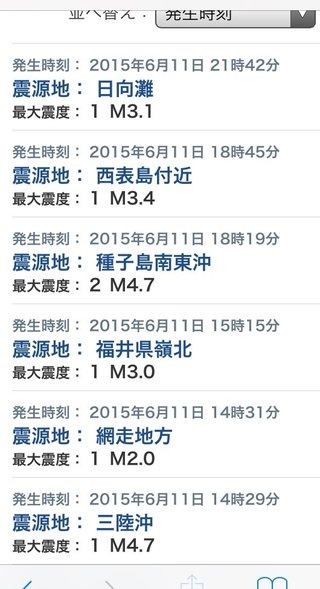 【地震前兆】があったら報告するﾄﾋﾟ