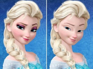 ディズニープリンセスのスッピン