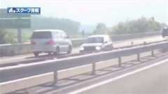 ７０代運転の車が上信越道を１５キロ逆走、視聴者が撮影  長野