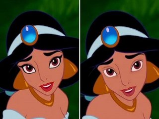 ディズニープリンセスのスッピン