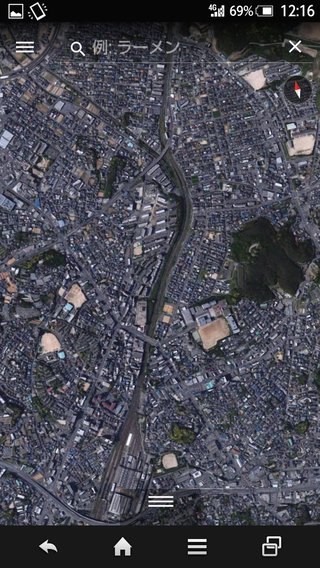 田舎と都会の違いをGoogleで。