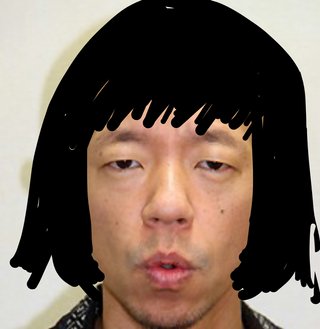 前髪を作ったら友達に