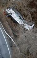 長野・軽井沢でスキーバスが転落 多数死傷者