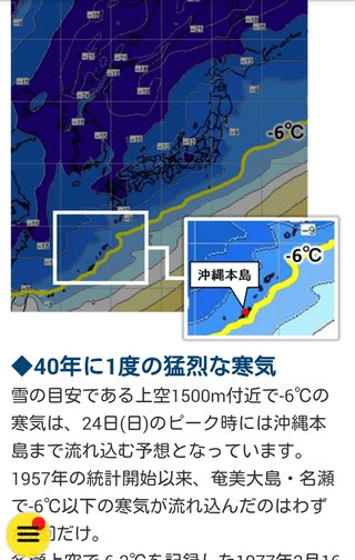 40年ぶりの大寒波襲来！！西日本は3日分の食料確保を
