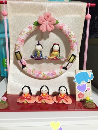 初節句ですが雛人形