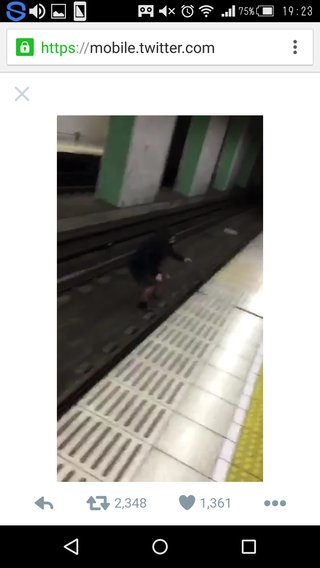 【バカッター】女子高生が線路に侵入し動画投稿