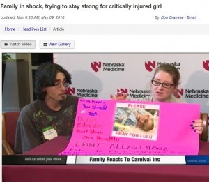 髪の毛が回転軸に　移動遊園地で少女の頭皮が剥がれる大事故（米）長文