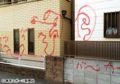 家や車に落書き、半年で７０件　千葉・市川の住宅街