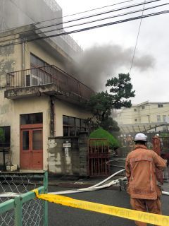 ８４歳女性遺体　首絞められた痕　民家焼け跡から  愛知