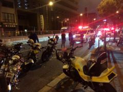 暴走族１００人と酔客乱闘  大阪