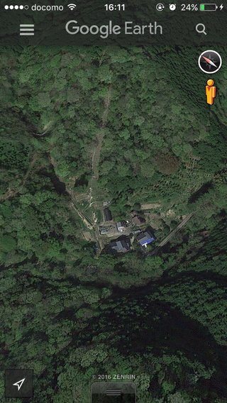 暇な人グーグルマップで孤立した集落