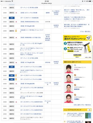 【2016年リオデジャネイロオリンピック】総合