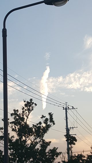 地震にそなえて皆が見た地震雲。